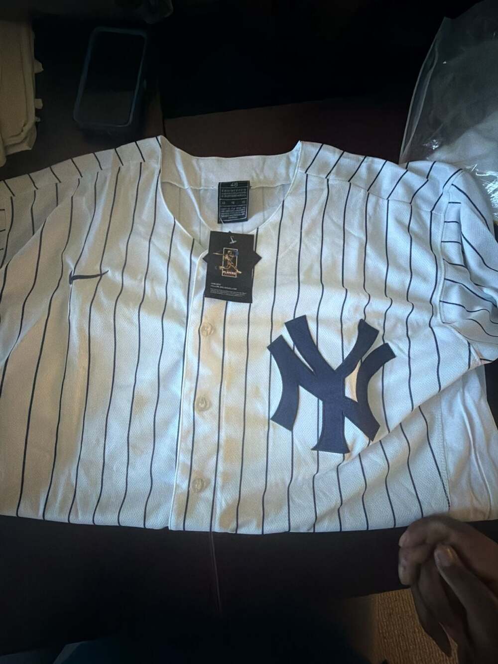 Nike New York Yankees Jersey Size 48 Mariano Rivera 42 Pinstripe MLB